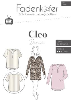 Papierschnittmuster Damenbluse /-Tunika Cleo, Fadenkäfer